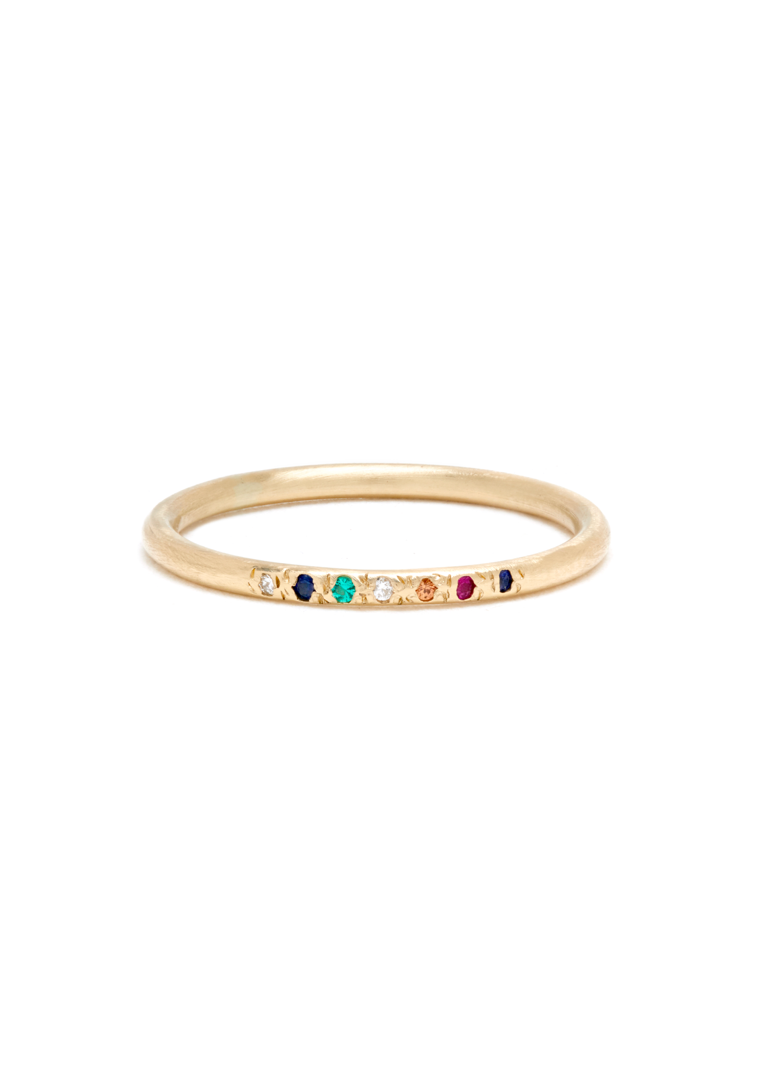 Scosha | Classic Rainbow Gems Stack Band