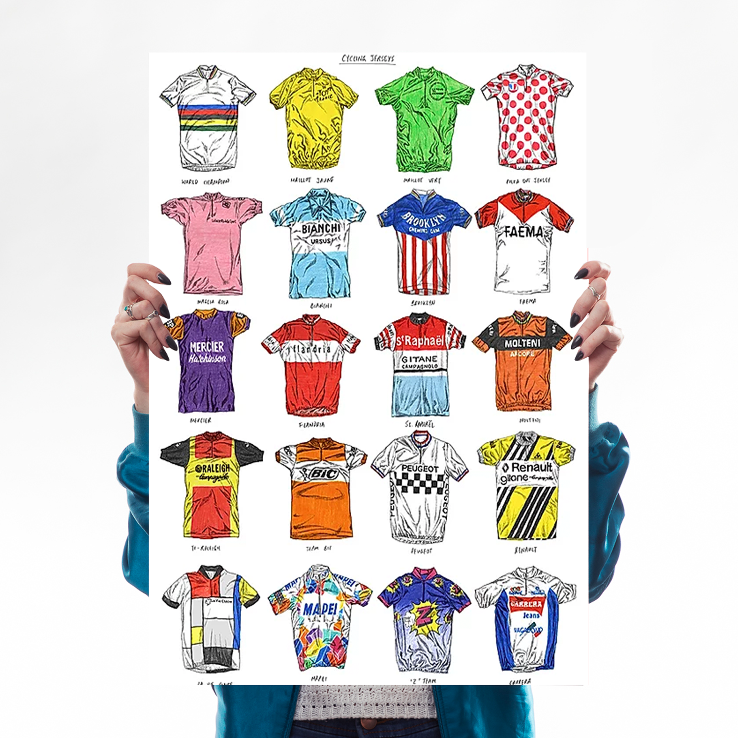 famous cycling jerseys