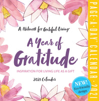 A Year of Gratitude Page-A-Day Calendar 2021