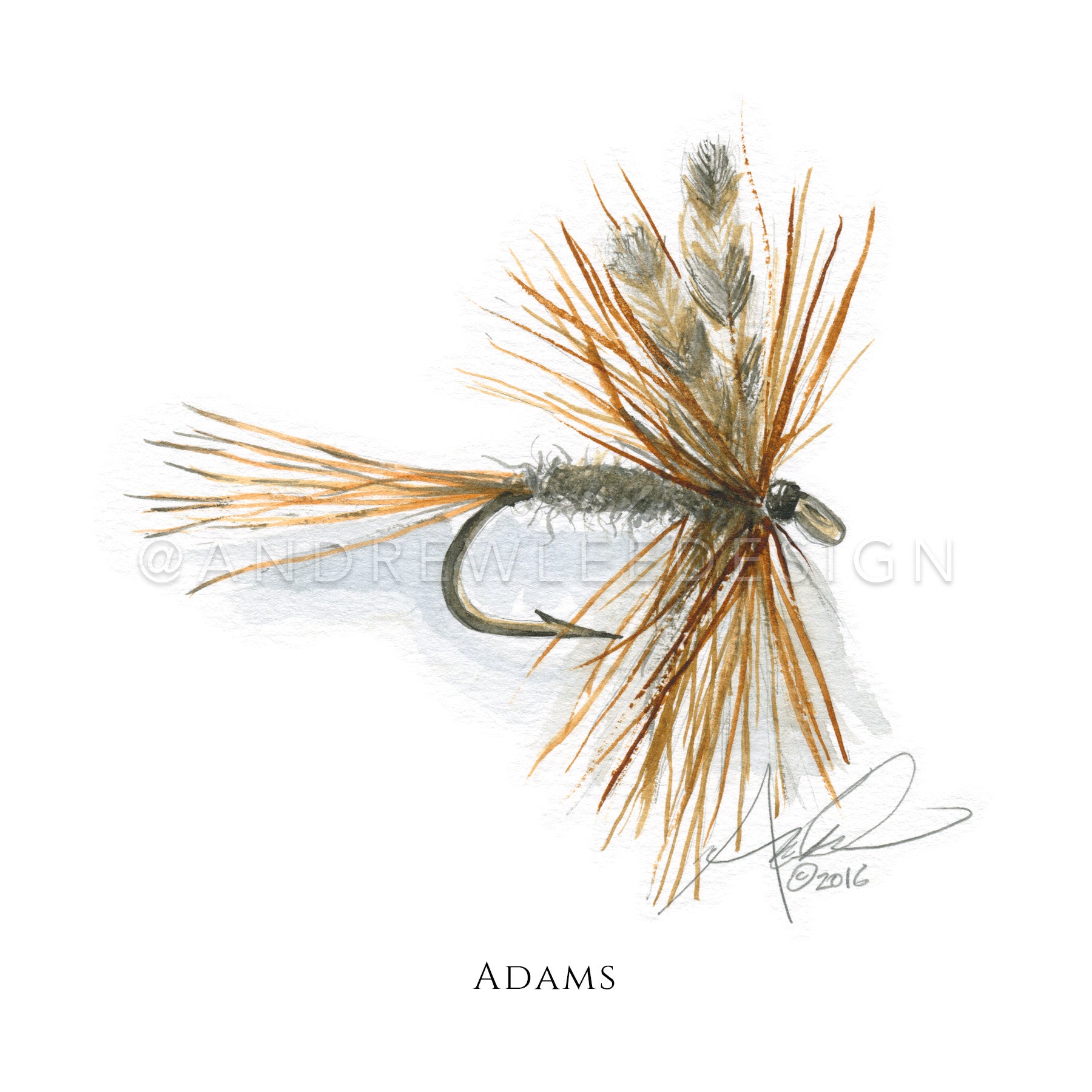 Fly - Adams Pattern - Andrew Lee Design