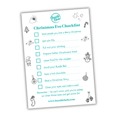 Christmas Eve Checklist for Getting Kids to Sleep