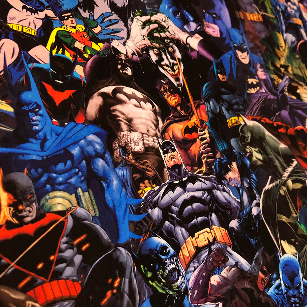 Batman (logo 2) by French collage artist Mr Garcin - French Paper Art Club