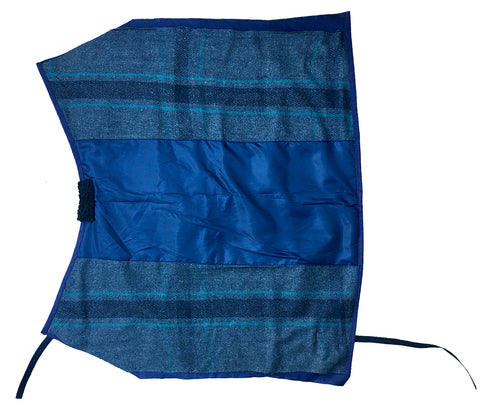 AniMac Calf jacket canvas calf blanket with wool lining in blue