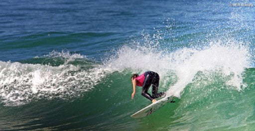 Dane Reynolds Quiksilver Pro France on an MTF (Merrick Twin Fin)