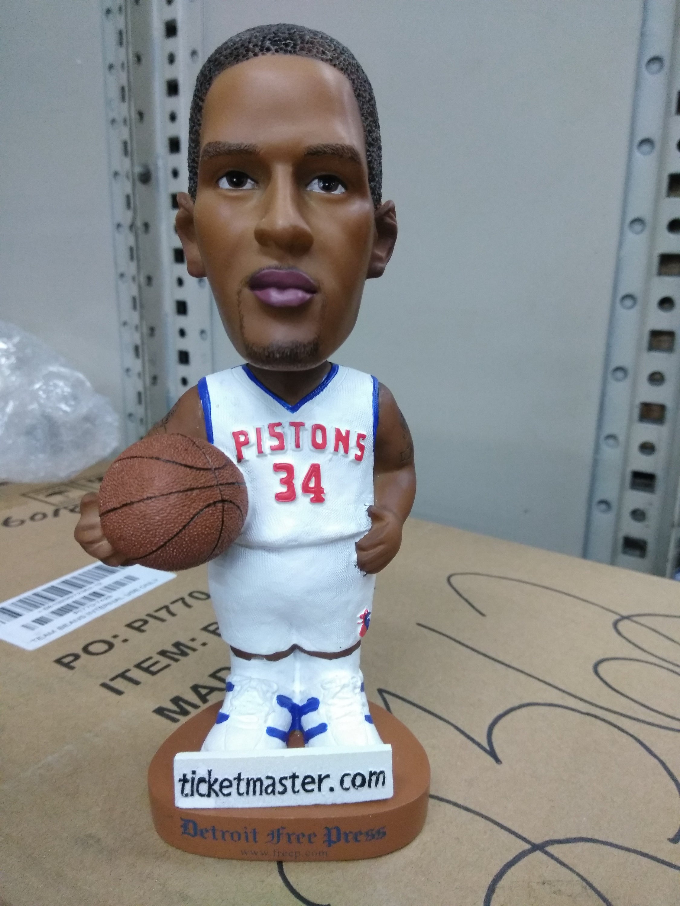 Corliss Williamson Detroit Pistons Bobblehead NBA — BobblesGalore