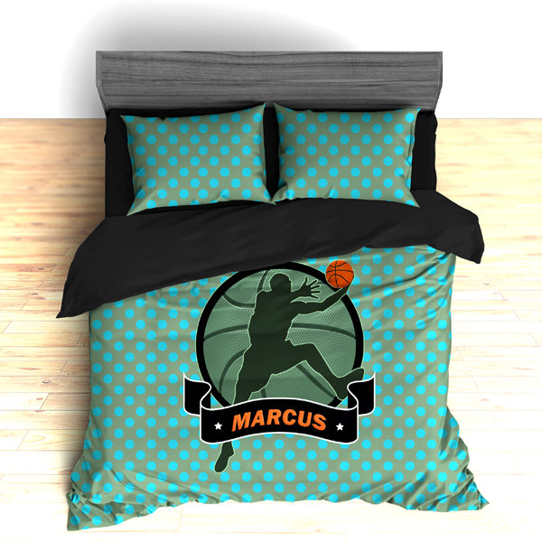 Personalized Basketball Dimples Theme Bedding, Duvet or Comforter ...