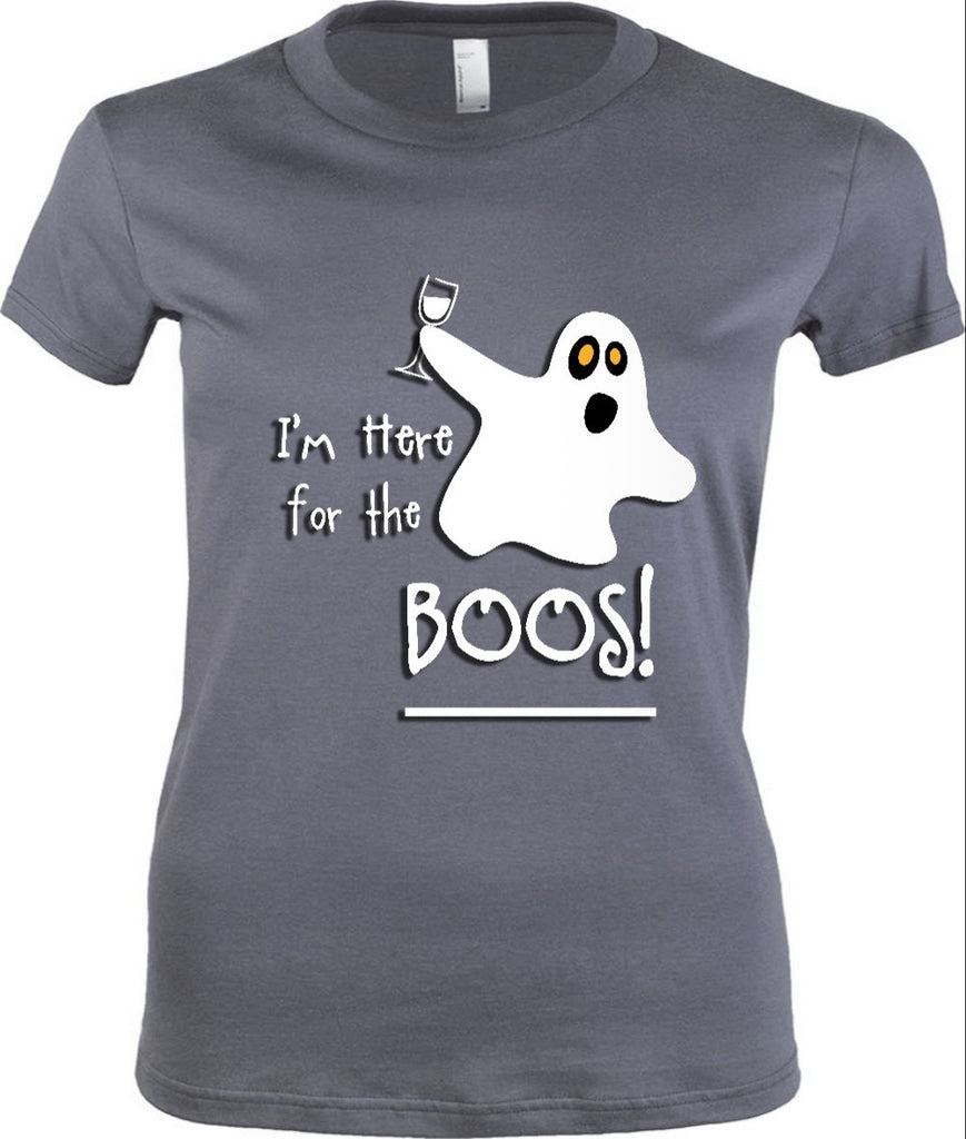 Women's - I'm Here For The Boos Tshirt, American Apparel Women's Tshir ...