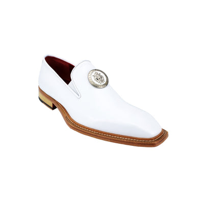 Emilio Franco EF103 Men's Shoes White Calf-Skin Leather Formal Loafers (EFC1012)-AmbrogioShoes