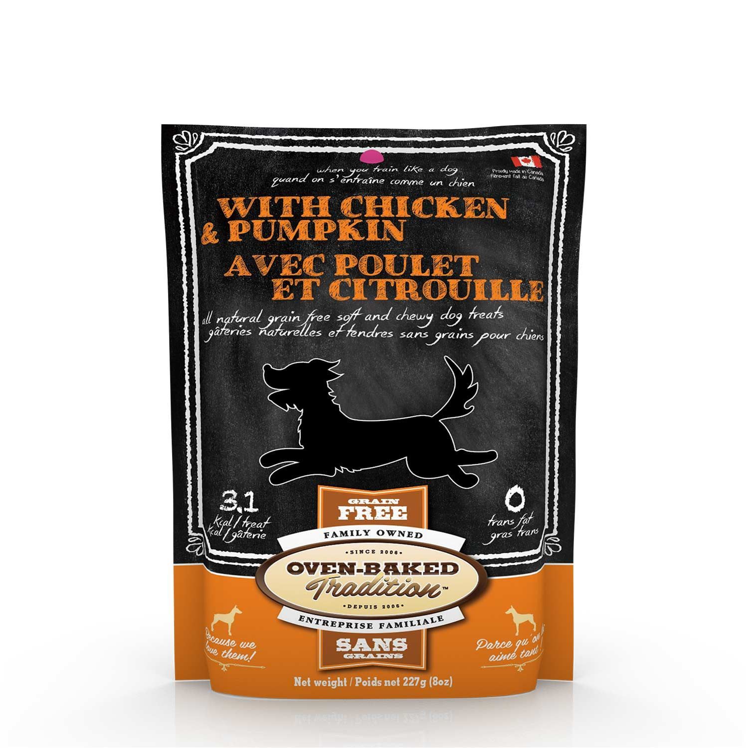 Oven Baked Dog Treats Chicken & Pumpkin  Dog Treats  | PetMax Canada