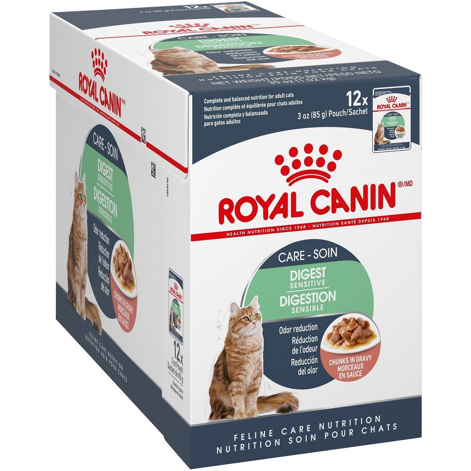 Snooze Gevangene langzaam Royal Canin Cat Pouches Chunks In Gravy Adult Digest Sensitive – PetMax