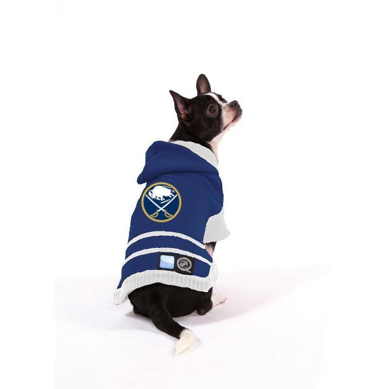 NHL Buffalo Sabres Hooded Dog Sweater 