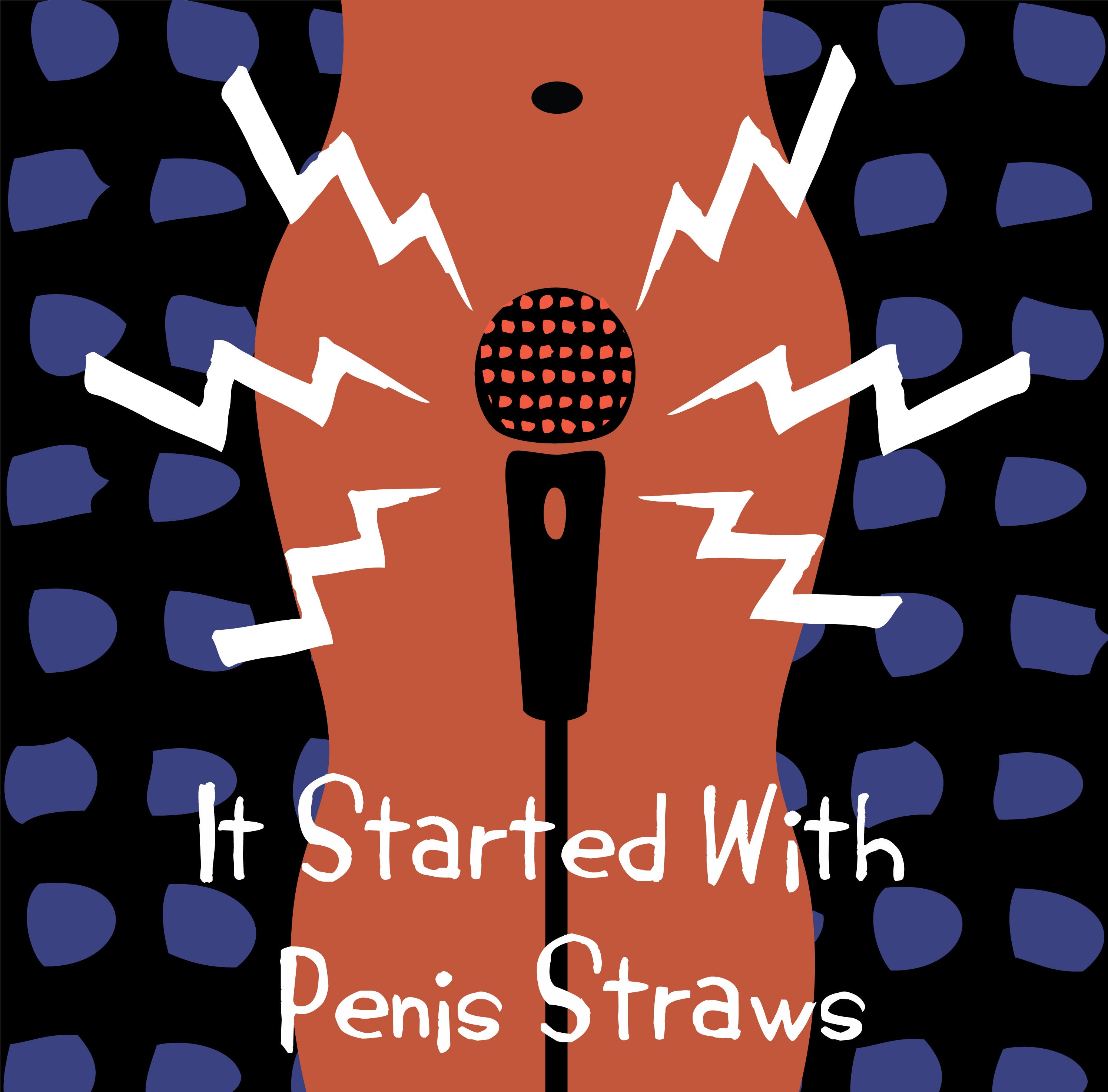 Penis Straws RED ***