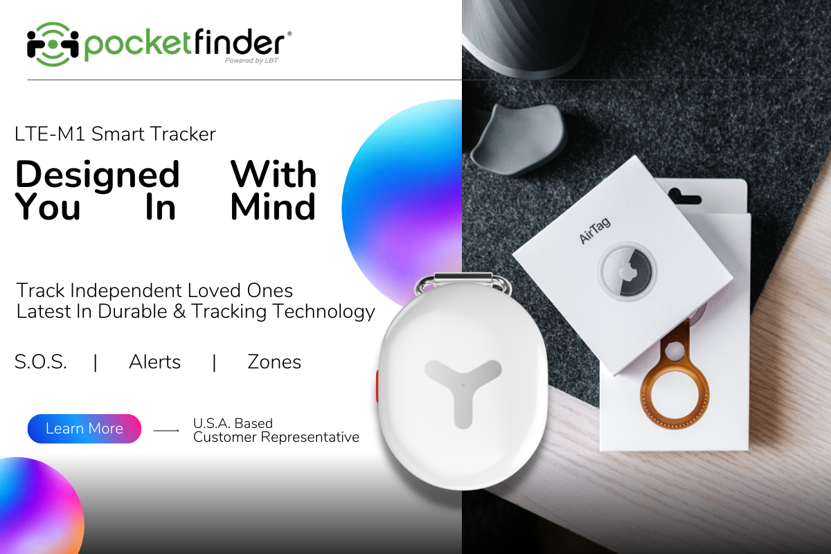 PocketFinder Child GPS Tracker helps you stay connected with loved ones.