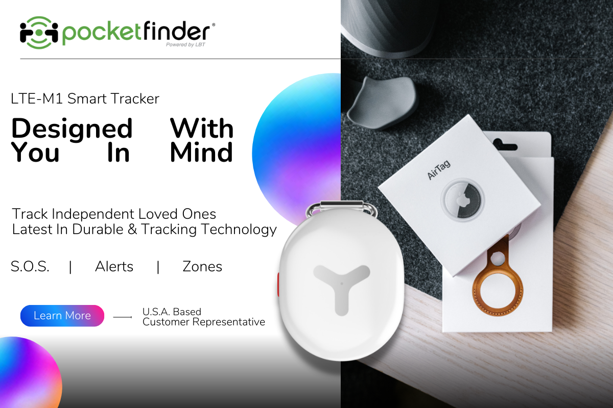 PocketFinder GPS Smart Tracker x Apple Air Tag Transparency