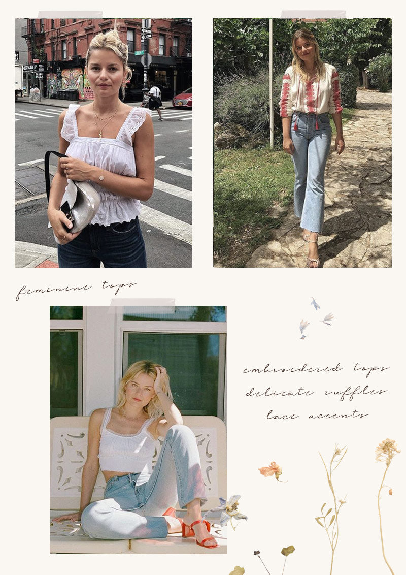 Feminine and TimelessOutfit Inspiration from French Style Muse Sabina Socol