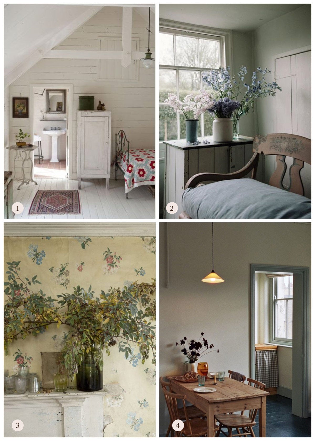 Romantic Country Home Inspirations / Vintage Inspired Home ...