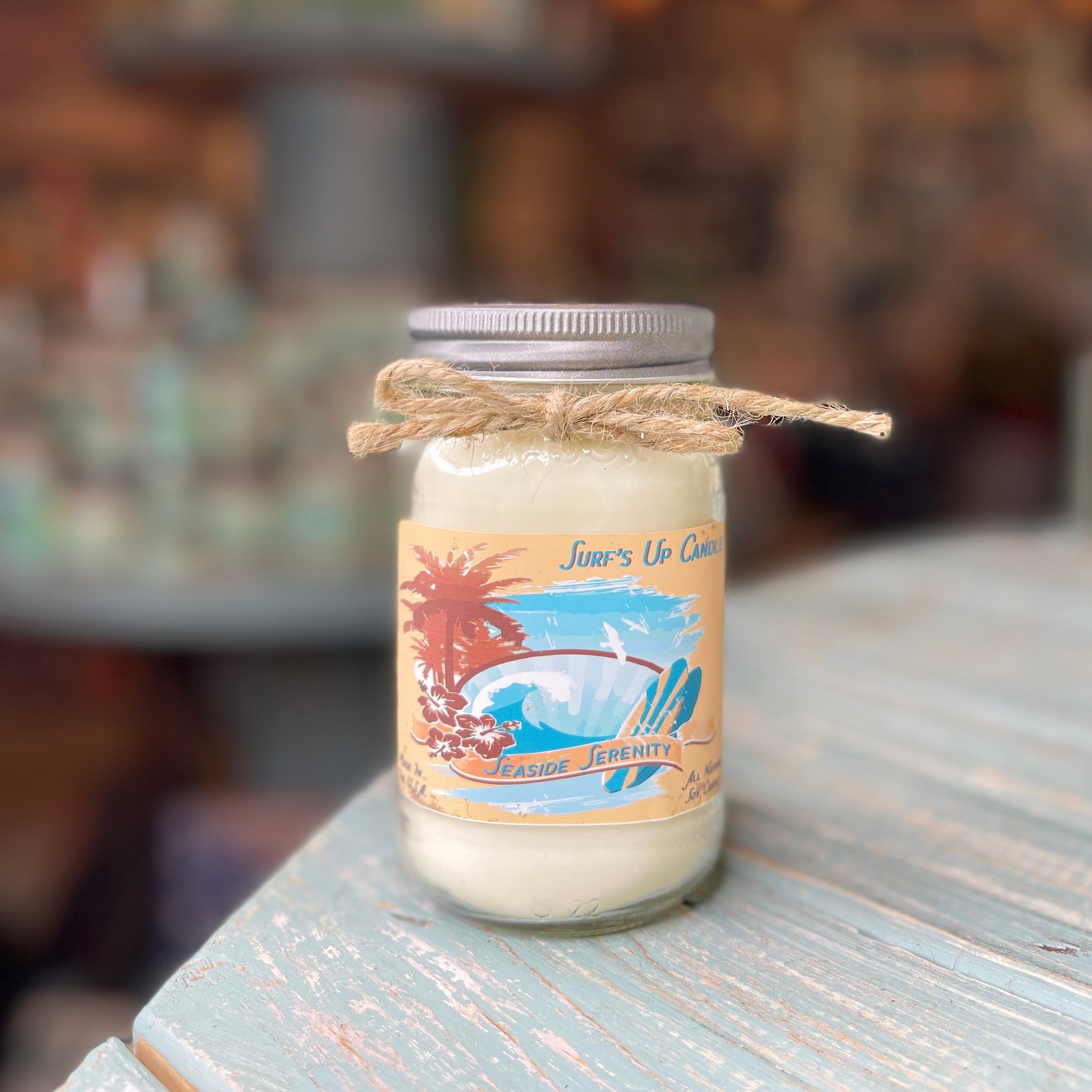 Seaside Cotton Mason Jar Candle - Original Collection