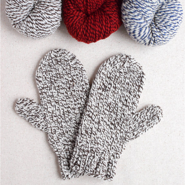 knitting pattern for mittens with chunky wool