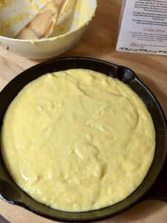 Buckeye Corn Bread Pre-bake in the Pan