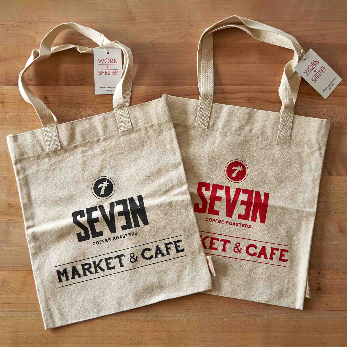 Ethically Sourced and Natural Tote Bag - Seven Coffee Roasters