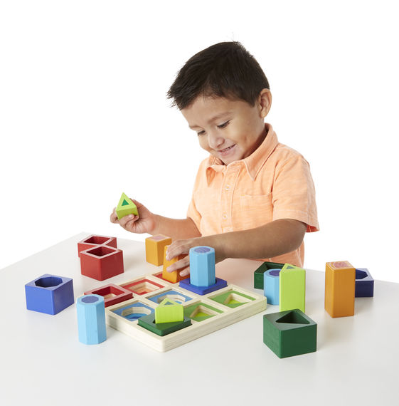 Melissa & Doug Shape Sequence Sorting Set Early Learning ...