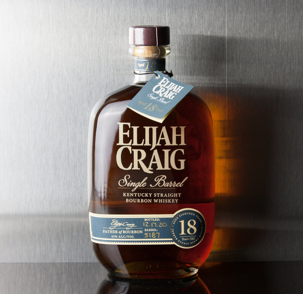 Elijah Craig Single Barrel 18 Year Bourbon Third Base Market and