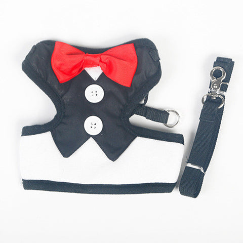 tuxedo bow tie cat collar