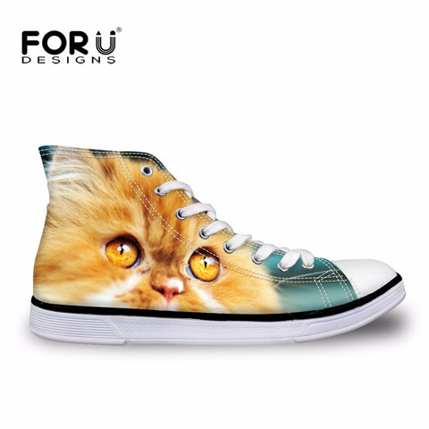 women's shoes with cats on them