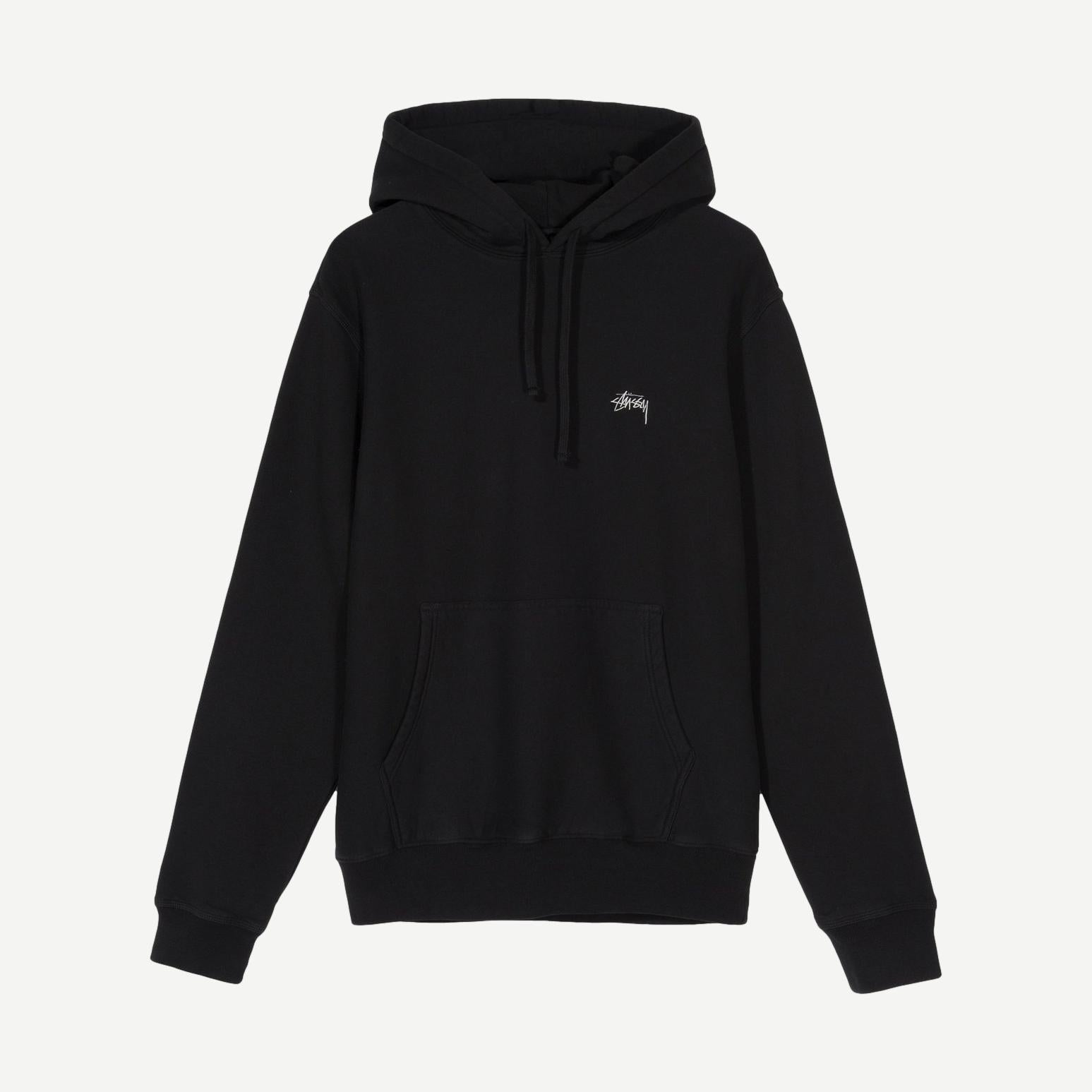 Stock Logo Hoodie Black