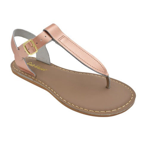 rose gold flip flop sandals