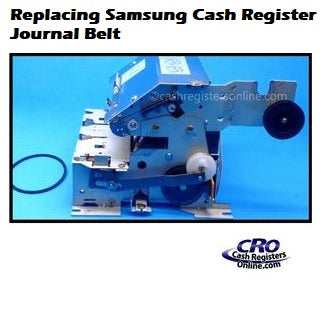 Replacing Samsung Cash Register Journal Belt