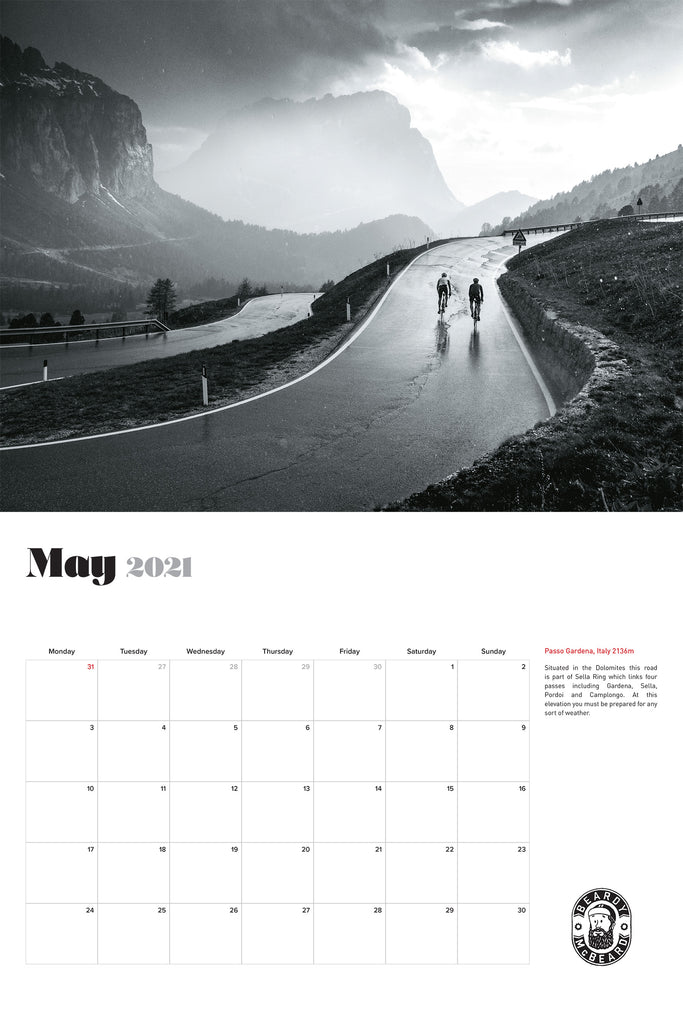 Road Cycling Calendar 2021 – Beardy McBeard