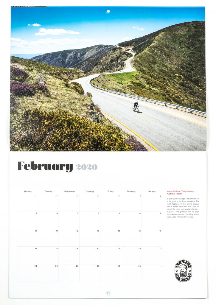 Road Cycling Calendar 2020 – Beardy McBeard