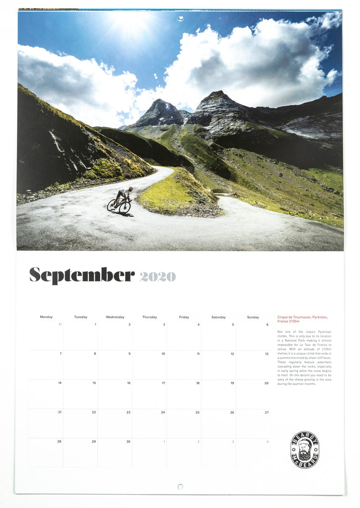 Road Cycling Calendar 2020 – Beardy McBeard