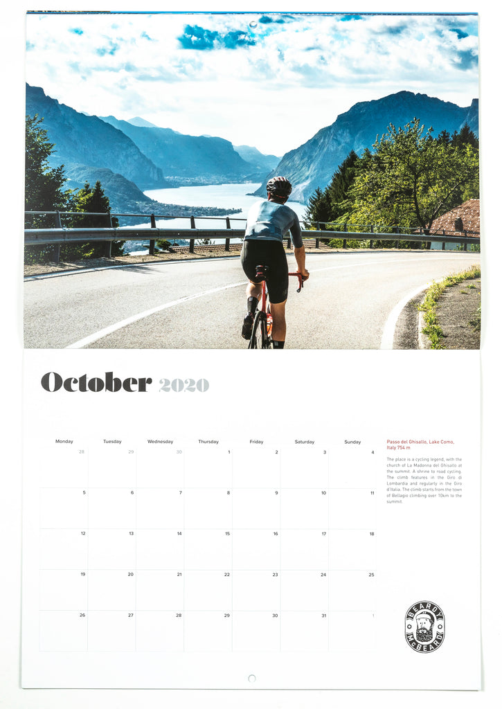 Road Cycling Calendar 2020 – Beardy McBeard