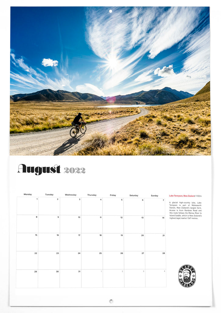 Road Cycling Calendar 2022 Beardy McBeard