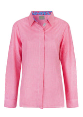 Charlie Gingham Shirt - Paradise Pink