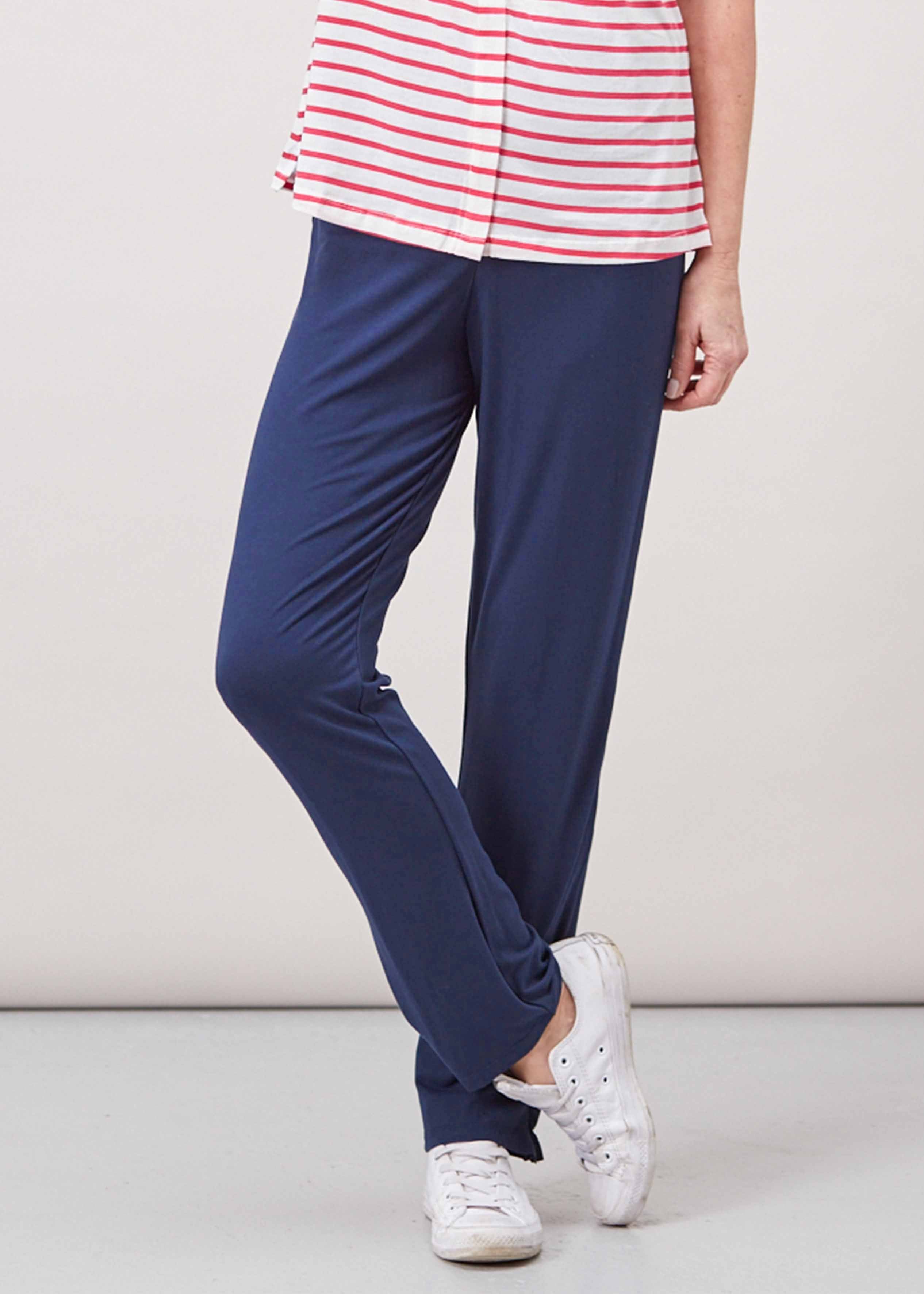 pull on jersey trousers