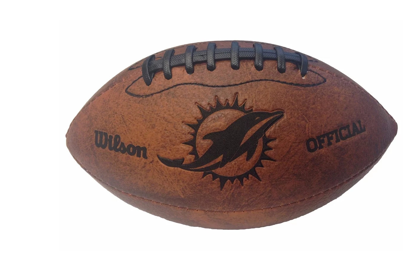 Miami Dolphins Game Ball - Full Size Wilson NFL football