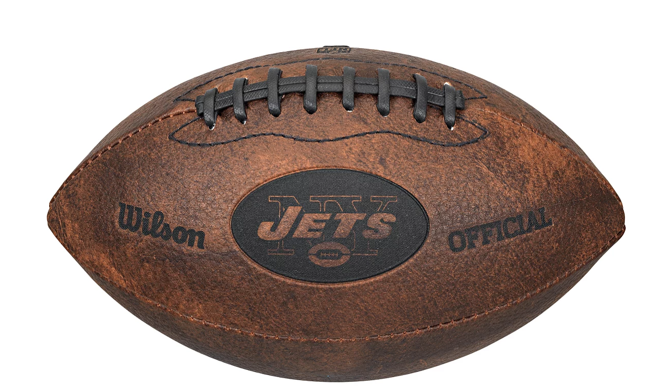 \ud83c\udfc8New York Jets 9\ Throwback Football Vintage logo