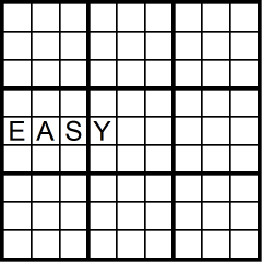 Sudoku puzzle no.347