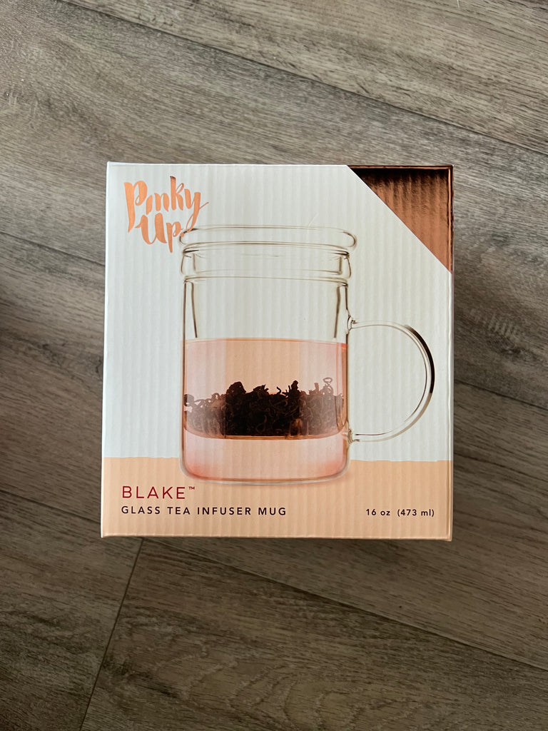 Pinky Up - Blake Glass Tea Infuser Mug