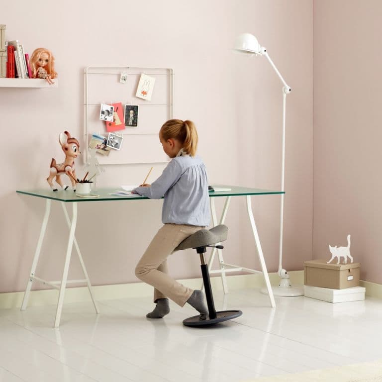 Tabouret ergonomique réglable en tissu - Move Varier®