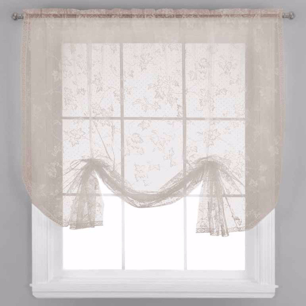 draped shade curtain