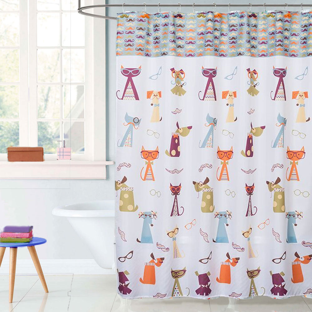 cool fabric shower curtains