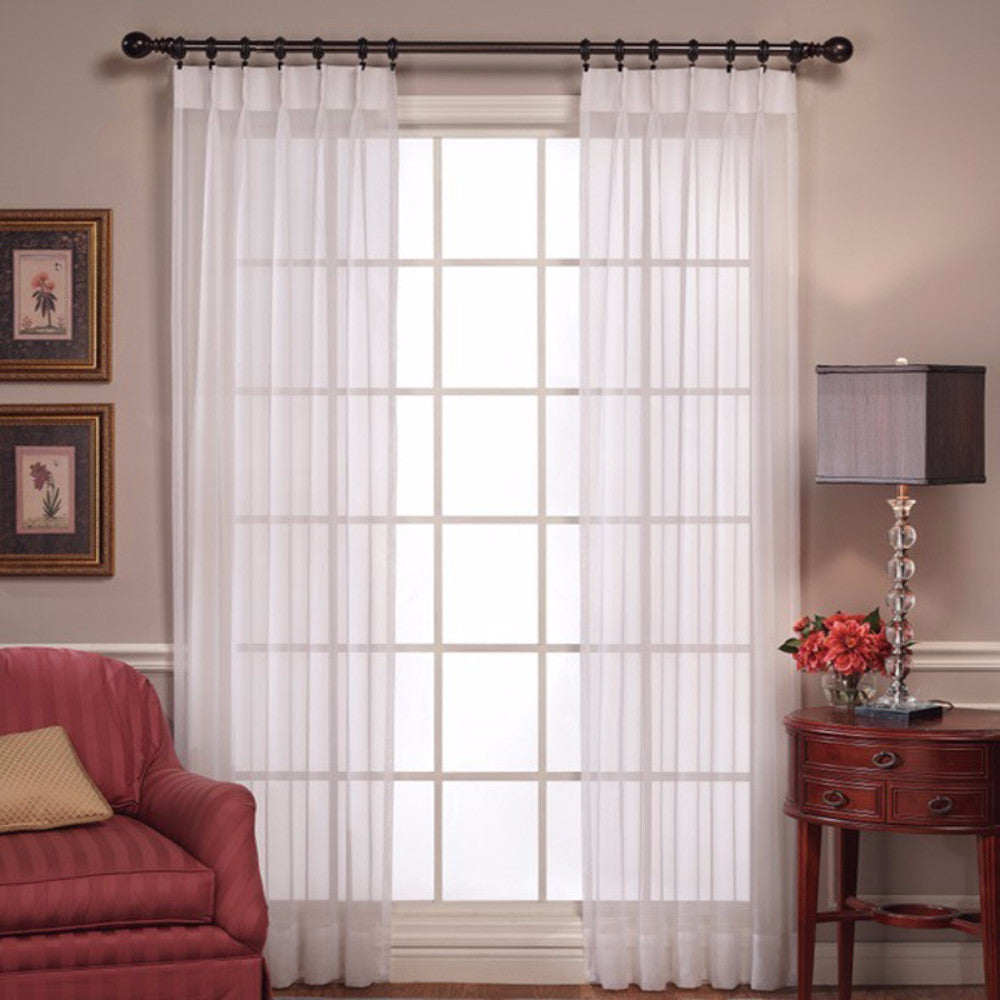pinch pleat sheer curtains with hooks