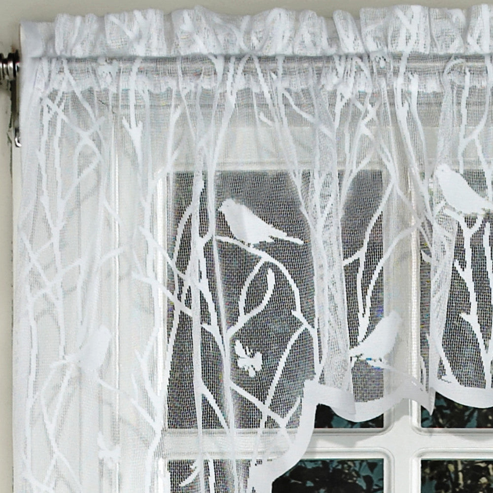 Songbird Lace Kitchen Valance Swags And Tier Curtains