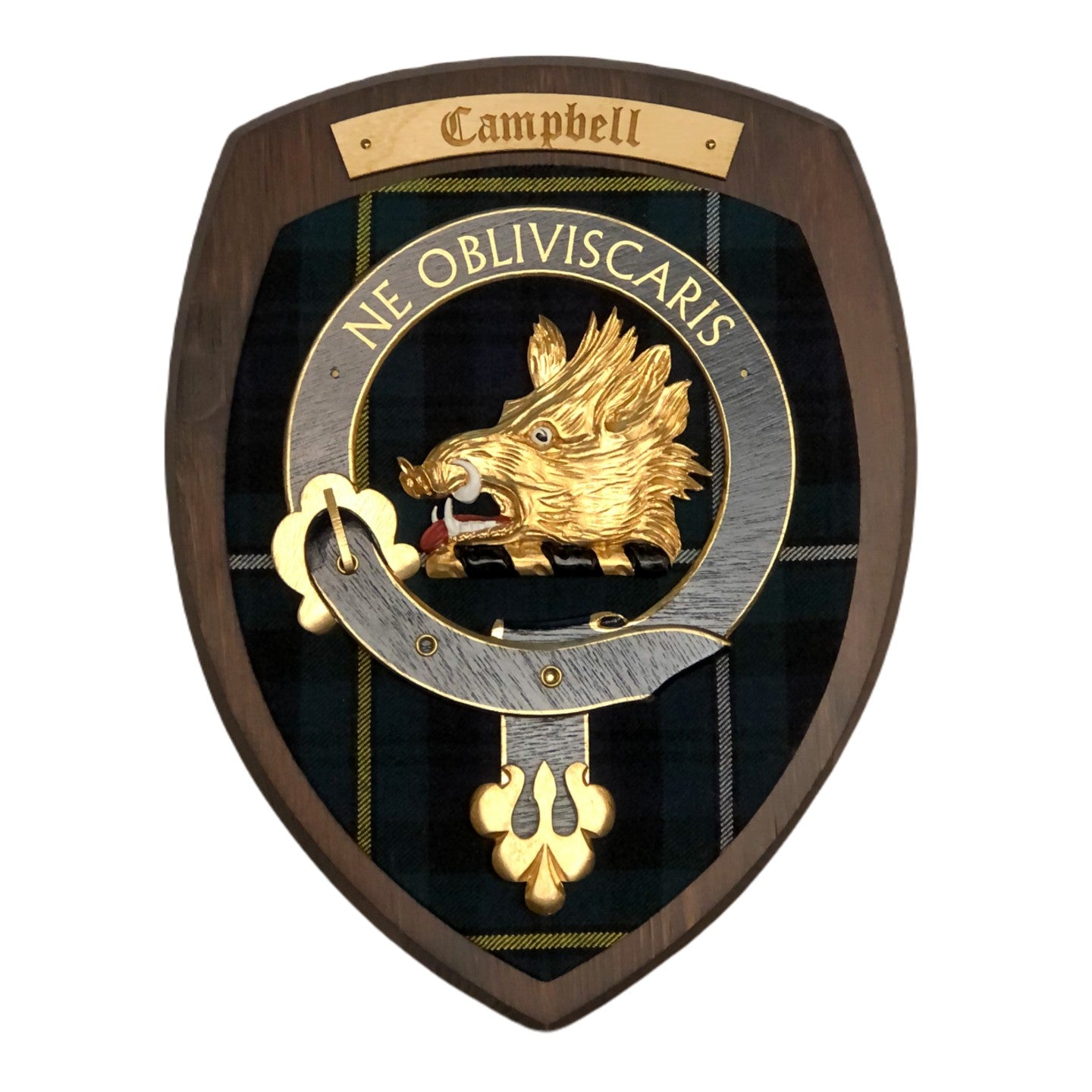 Clan Crest Cap Badge  Campbell of Cawdor  Tartantown Ltd