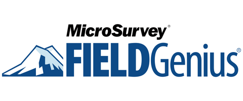 MicroSurvey FieldGenius logo on white background