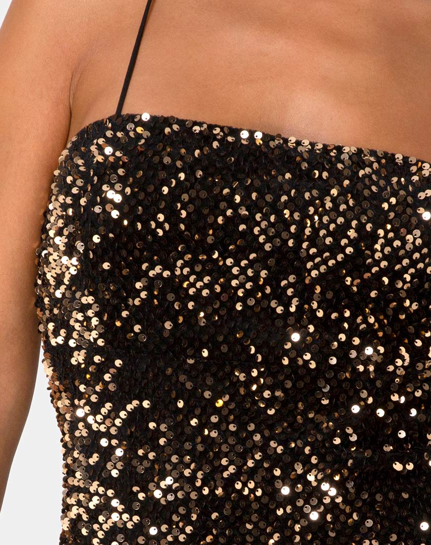 gold sequin